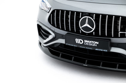 Spojler pod nárazník lipa V.2 Mercedes-AMG GLA 35 H247 Facelift černý lesklý plast