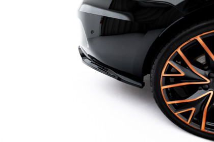 Splittery zadní boční V.6 Cupra Leon ST Mk1 Facelift černý lesklý plast