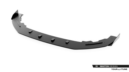 Street pro spoiler pod nárazník lipa + flaps Cupra Leon ST / Hatchback Mk1 Facelift černo červený