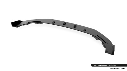 Street pro spoiler pod nárazník lipa + flaps Cupra Leon ST / Hatchback Mk1 Facelift černo červený