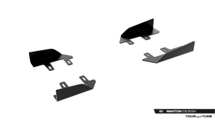 Flaps pro prahy Cupra Leon ST / Hatchback Aero Mk1 / Mk1 Facelift černé