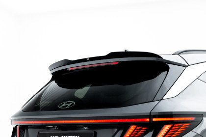 Prodloužení spoileru Hyundai Tucson Mk4 Facelift černý lesklý plast
