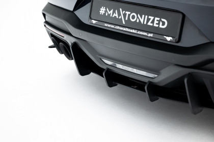 Spoiler zadního nárazníku Street pro Ford Mustang Dark Horse Mk7 černo červený