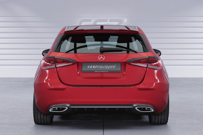 Spoiler pod zadní nárazník, difuzor Mercedes Benz A-Klas (W177) Carbon look matný