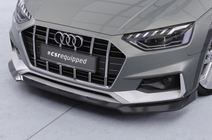 Spoiler pod přední nárazník CSR CUP pro Audi A4 B9 (Typ 8W) Allroad - černá struktura