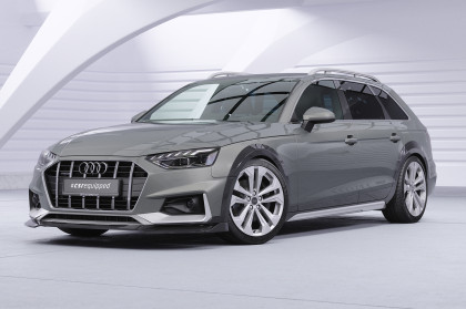 Spoiler pod přední nárazník CSR CUP pro Audi A4 B9 (Typ 8W) Allroad - černá struktura