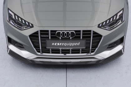 Spoiler pod přední nárazník CSR CUP pro Audi A4 B9 (Typ 8W) Allroad - černá struktura