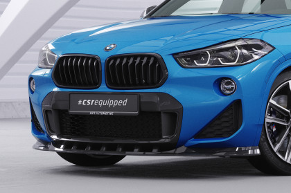 Spoiler pod přední nárazník CSR CUP pro BMW X2 F39 M-Paket - černý matný