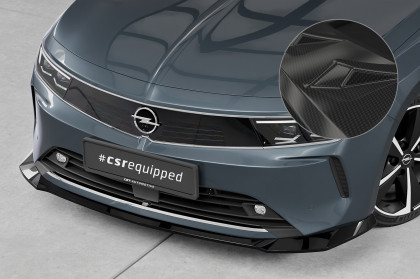 Spoiler pod přední nárazník CSR CUP pro Opel Astra L Sports Tourer 2022- carbon look lesklý