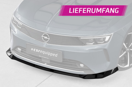 Spoiler pod přední nárazník CSR CUP pro Opel Astra L Sports Tourer 2022- carbon look lesklý