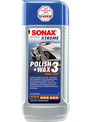 Sonax XTREME Polish + Wax 3 Hybrid NPT, 250ml