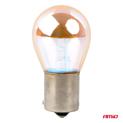 Halogenové žárovky PY21W 12V21W BAU15S Lumitec AMBER CHROME 2ks AMiO-04627