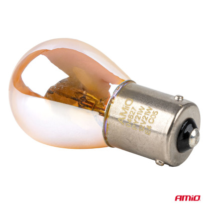 Halogenové žárovky PY21W 12V21W BAU15S Lumitec AMBER CHROME 2ks AMiO-04627