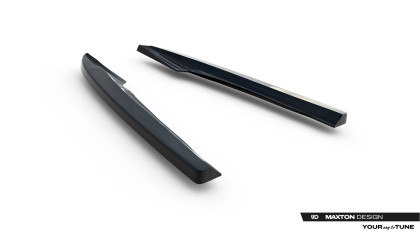 Splittery zadní boční Audi A4 B8 Facelift černý lesklý plast