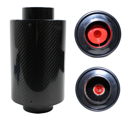 Vzduchový filtr Carbon Power Sport, sání vzduchu, airbox, včetně univerzální sada flexibilních hadic