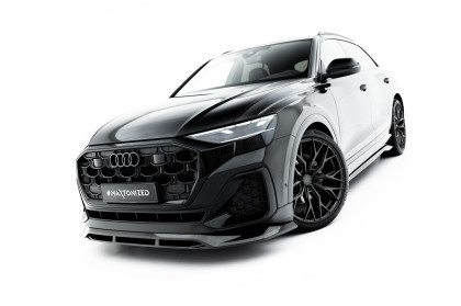 Spoiler pod nárazník lipa Audi SQ8 / Q8 S-Line Mk1 Facelift carbon