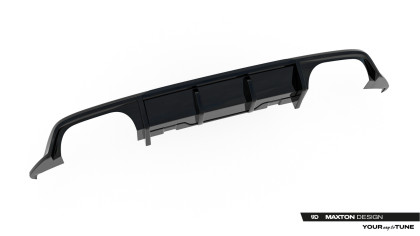 Zadní difuzor Volkswagen Golf R Variant Mk8 Facelift černý lesklý plast