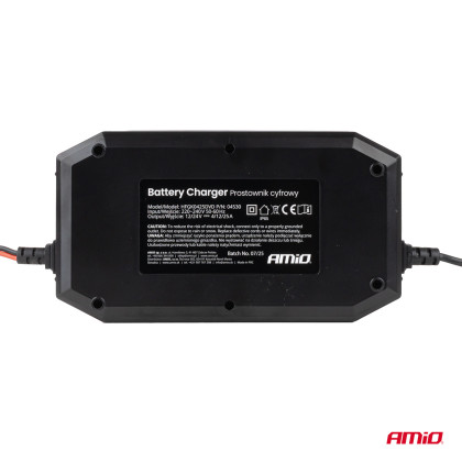 Nabíječka digitální BOOST AGM GEL STD LiFePo4 MAX 25A 12/24V PRO AMiO-04530