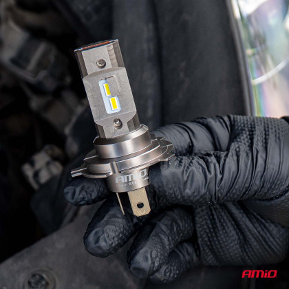 LED žárovky hlavního svícení Série H25 CANBUS H4 H19 12V 36W AMIO-04711