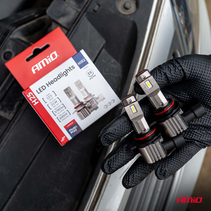 LED žárovky hlavního svícení Série H25 CANBUS HIR2 9012 12V 31W AMIO-04716