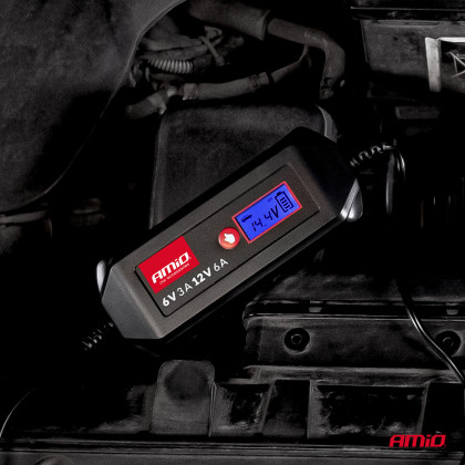 Nabíječka digitální STD GEL AGM WET MAX 6A 6/12V AMIO-04524