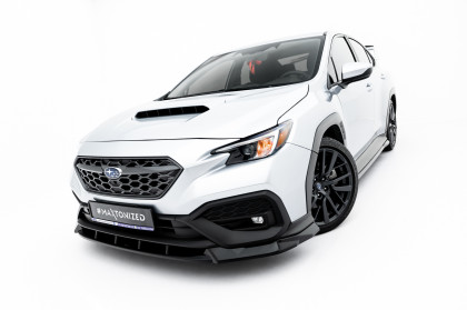 Spojler pod nárazník lipa V.1 Subaru WRX STI Mk2 černý lesklý plast