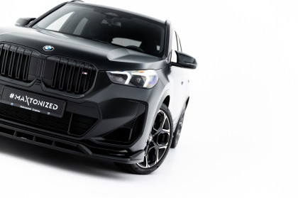 Spojler pod nárazník lipa BMW X1 M35i U11 černý lesklý plast