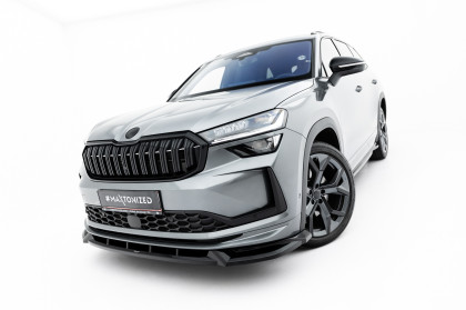 Spojler pod nárazník lipa V.1 Škoda Kodiaq Sportline Mk2 černý lesklý plast