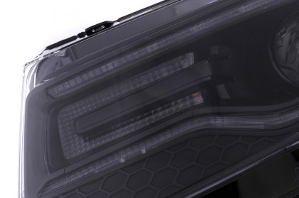 Přední světla s LED denními světly a dynamickým LED blinkrem pro Jeep Grand Cherokee IV WK2 (2011-2013) černá