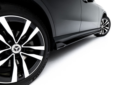 Prahové lišty Mercedes-Benz GLC Coupe C254 černý lesklý plast