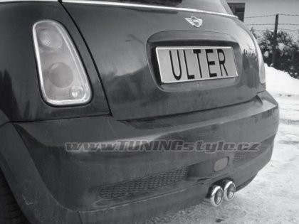 Sportovní výfuk ULTER SPORT Mini Cooper S, R50, R53 02-06 duplex 80mm