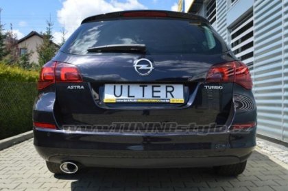 Sportovní výfuk ULTER SPORT Opel Astra J Hatchback 5dv. 09-15 single 120x80mm