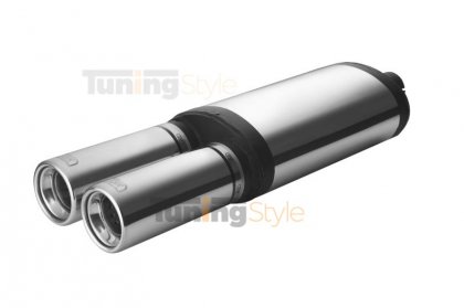 Sportovní výfuk ULTER SPORT Univerzální ,tlumič 450mm double 80mm 1