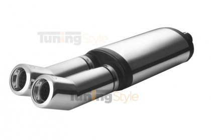 Sportovní výfuk ULTER SPORT Univerzální ,tlumič 450mm double 80mm 5