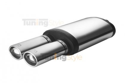 Sportovní výfuk ULTER SPORT Univerzální ,vstup uprostřed ,koncovka double 95x65mm typ1