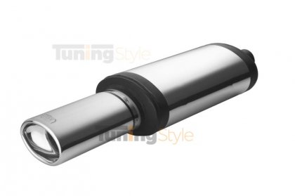 Sportovní výfuk ULTER SPORT Univerzální ,vstup uprostřed ,koncovka single 120x80mm typ1