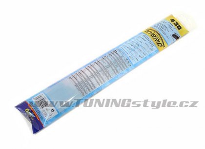 Stěrač HYBRID  430mm + 11 adaptérů TEFLON