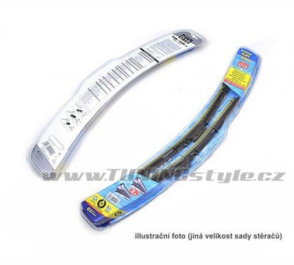 Stěrače FLAT DOUBLE (D5) 510+510mm FEL