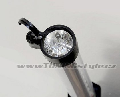 Svítilna montážní 27+7LED nabíjecí 12/220V s magnetem