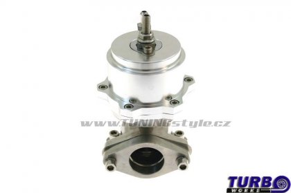 Wastegate venkovní TurboWorks 34mm 0,5 Bar Silver