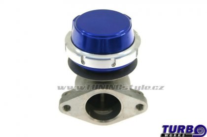 Wastegate venkovní TurboWorks 38mm 0,5 Bar Blue