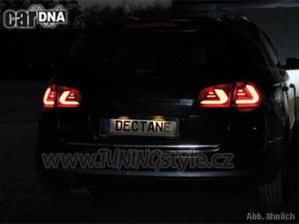 Zadní světla CARDNA VW Passat 3C 05-10 černá/kouřová