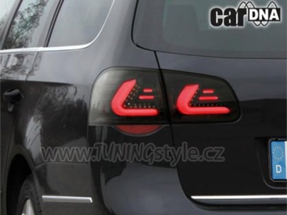 Zadní světla CARDNA VW Passat 3C 05-10 černá/kouřová