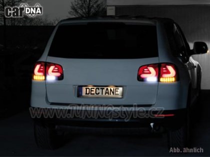 Zadní světla CARDNA VW Touareg 02-10 červená/kouřová