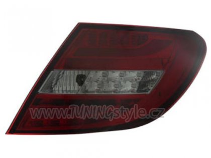 Zadní světla LED Lightbar Mercedes-Benz W204 kombi 07-11 červená/kouřová