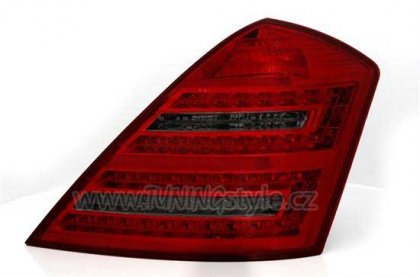 Zadní světla LED Mercedes Benz S W221 05-09 červená/kouřová