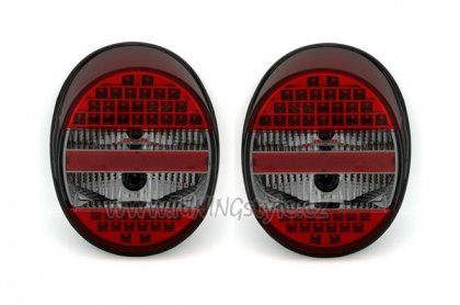 Zadní světla LED VW Brouk 1303 73-85 červená/kouřová