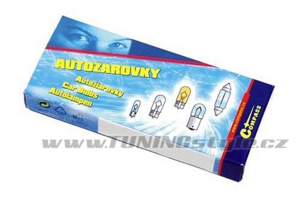 Žárovka 12V  WY5W  5W T10 celosklo ORANGE box