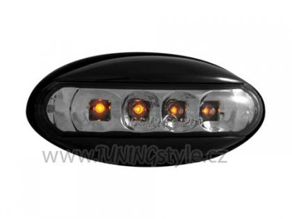 Boční blinkr LED Peugeot 206 černý/kouřový