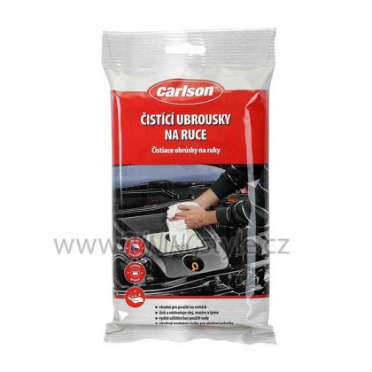 Carlson čistící ubrousky na ruce